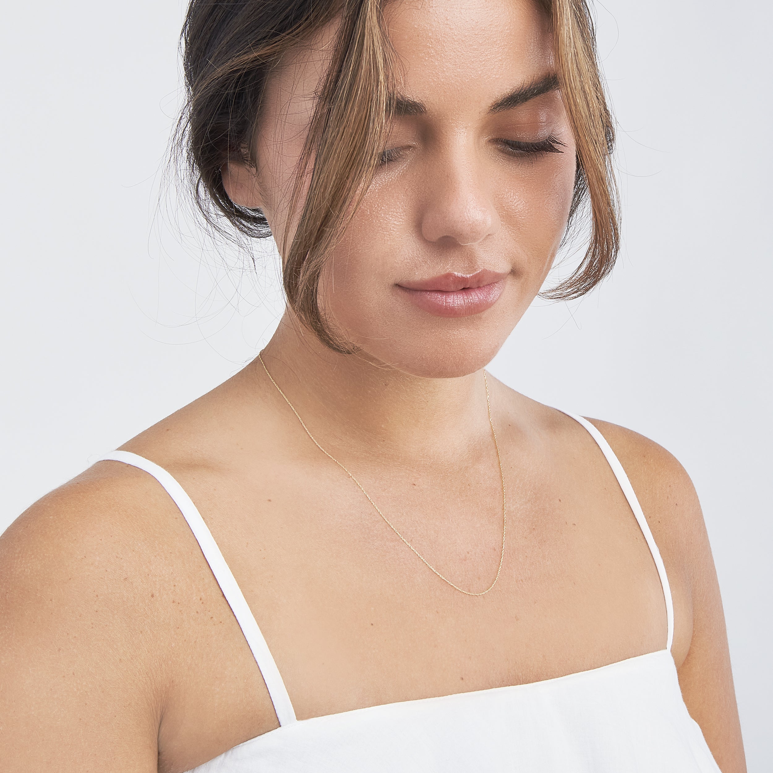 Grazia Skinny Gold Necklace