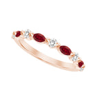 Maggie Ruby Diamond Ring