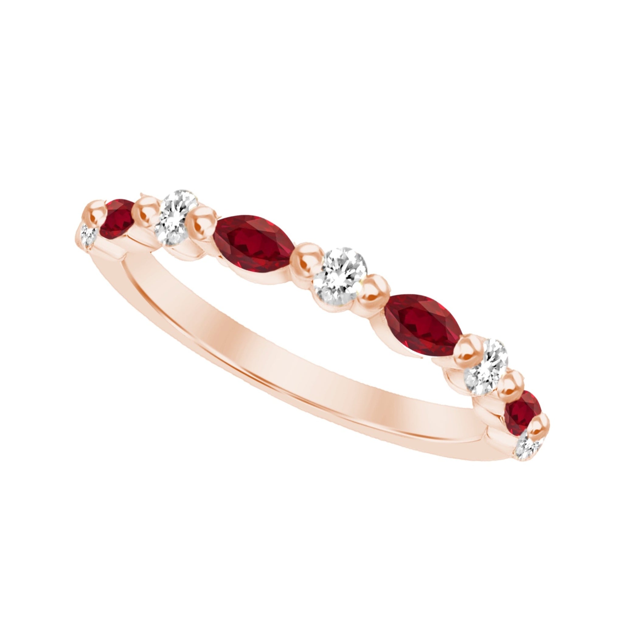 Maggie Ruby Diamond Ring