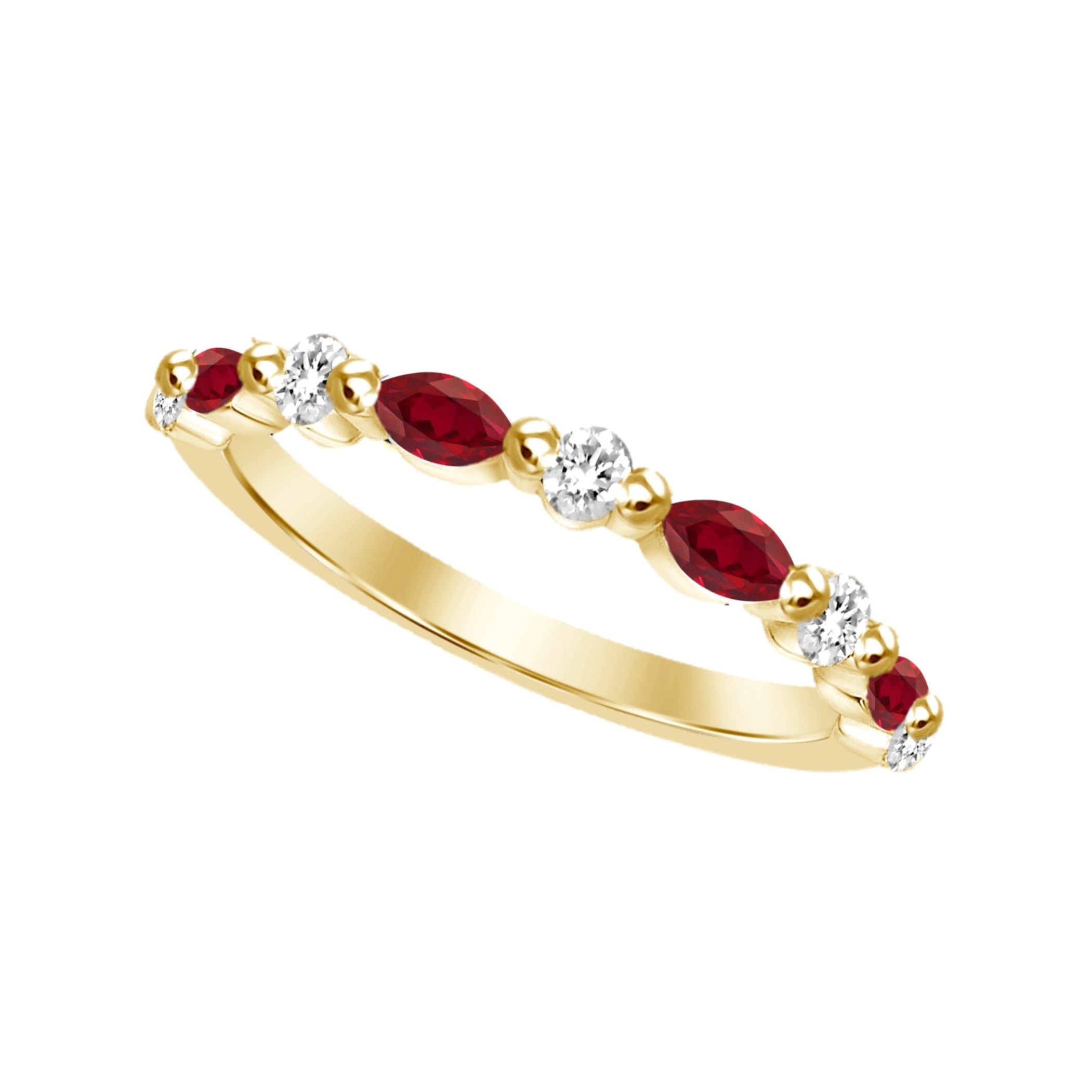 Maggie Ruby Diamond Ring