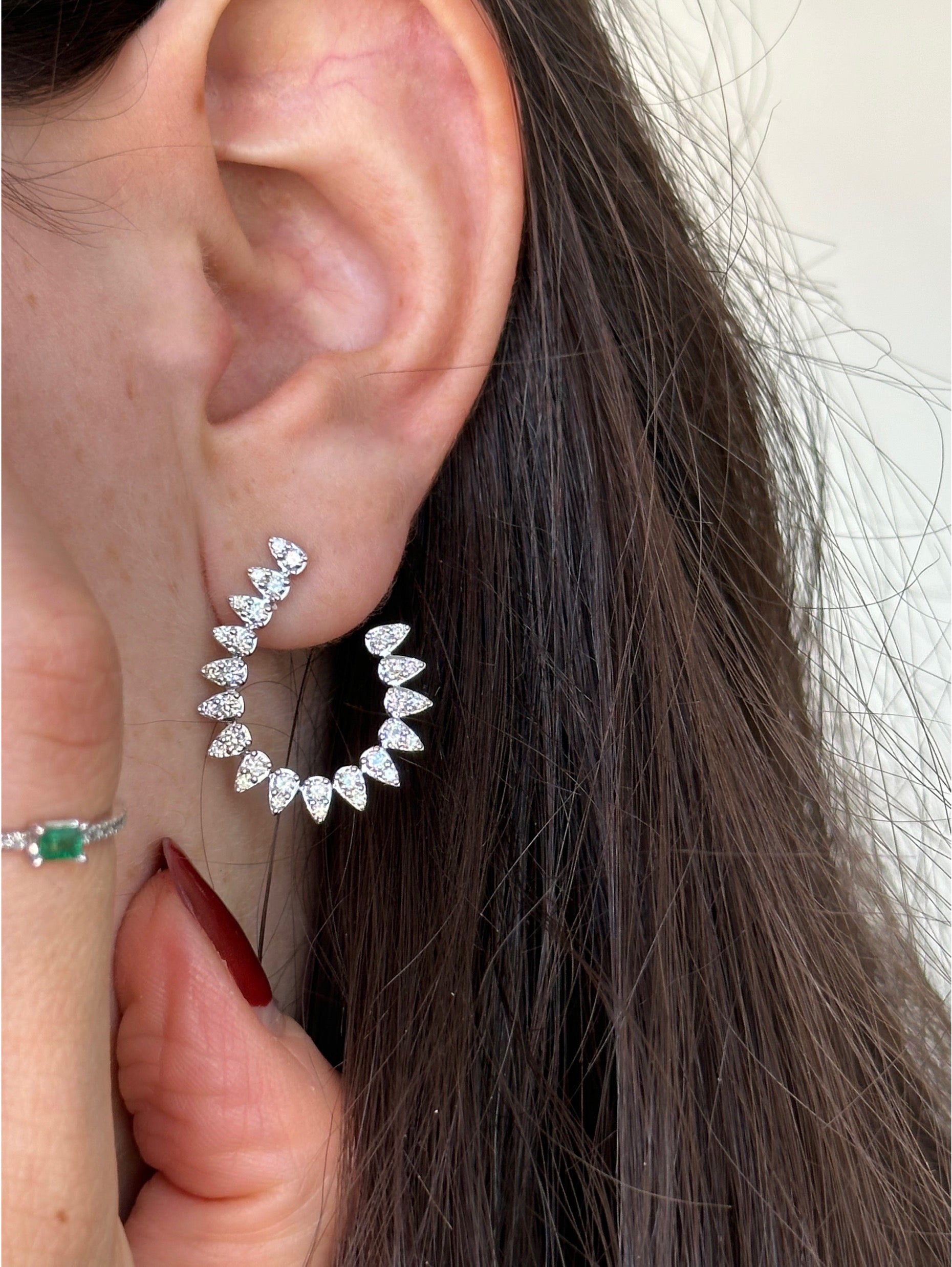 Malva Diamond Earrings