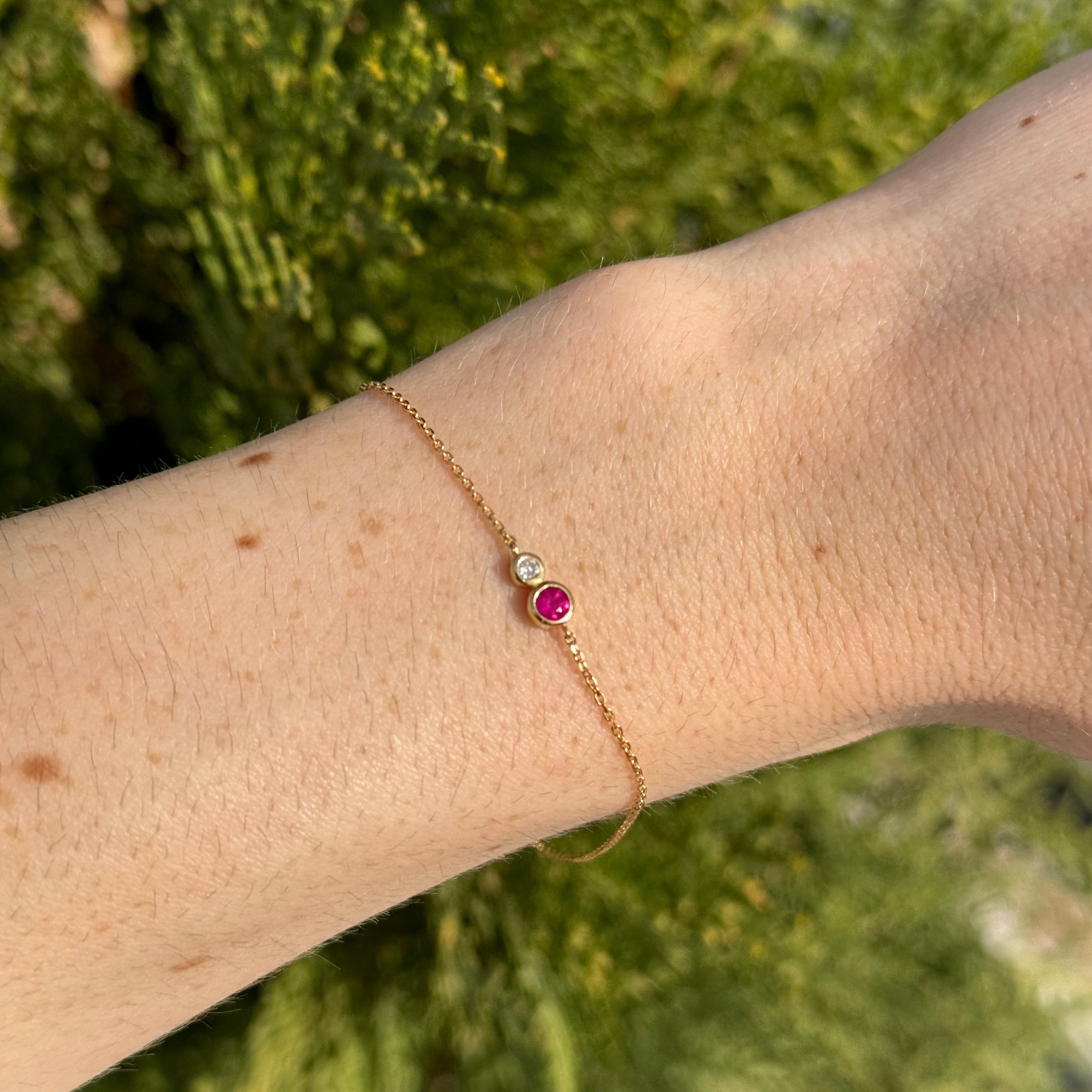 Marisol Ruby Diamond Bracelet