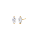 Marquise Cubic Zirconia Baby Earrings