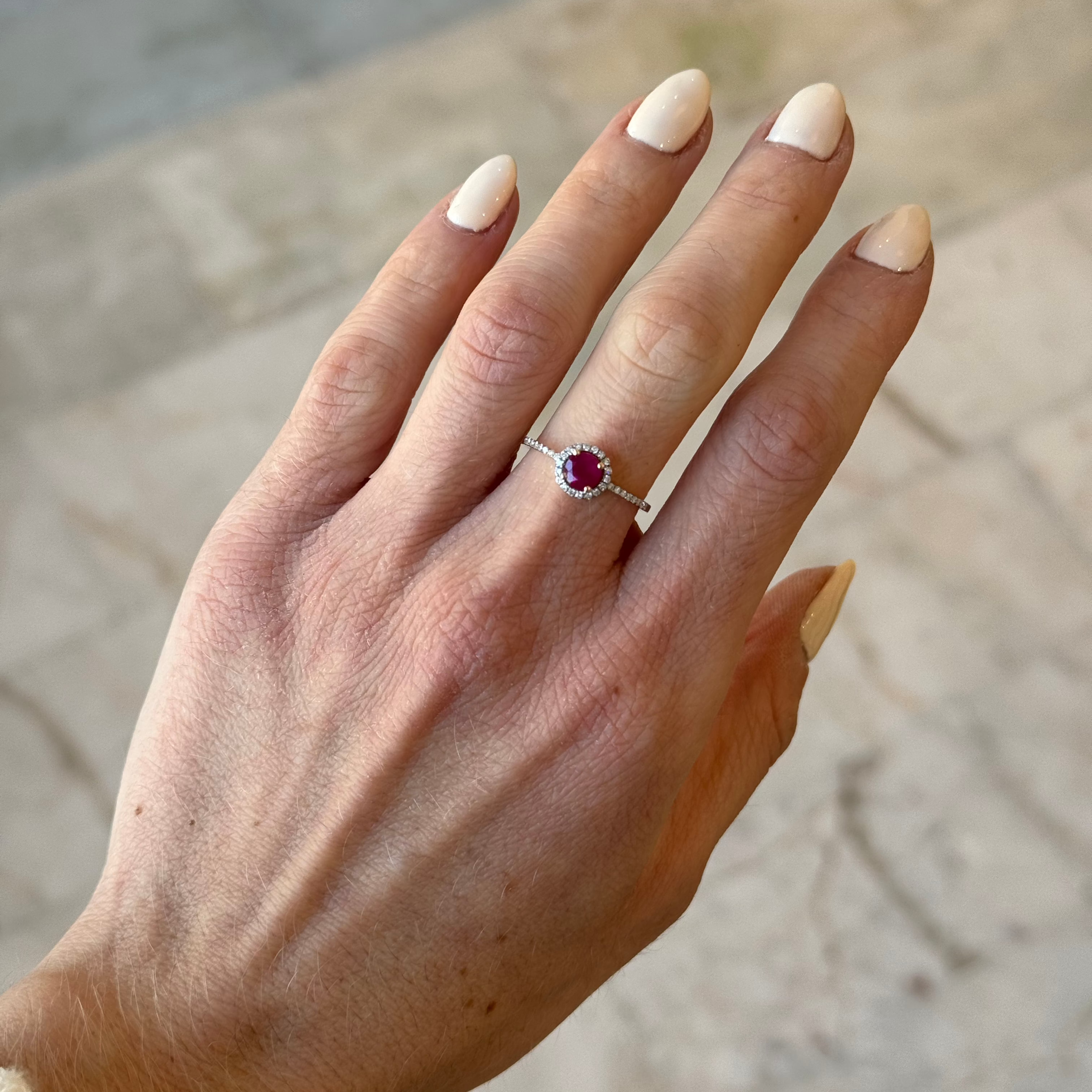 Marsella Ruby Diamond Ring