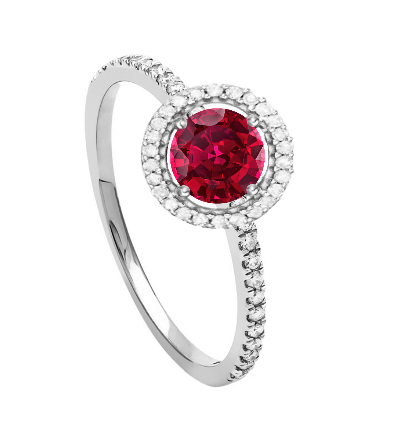 Marsella Ruby Diamond Ring