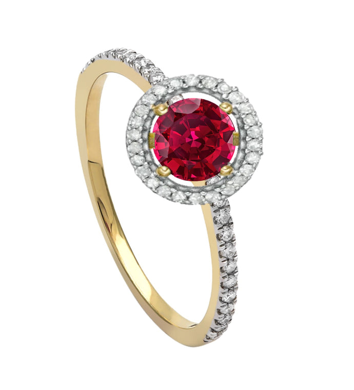 Marsella Ruby Diamond Ring