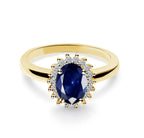 Martha Sapphire Diamond Ring