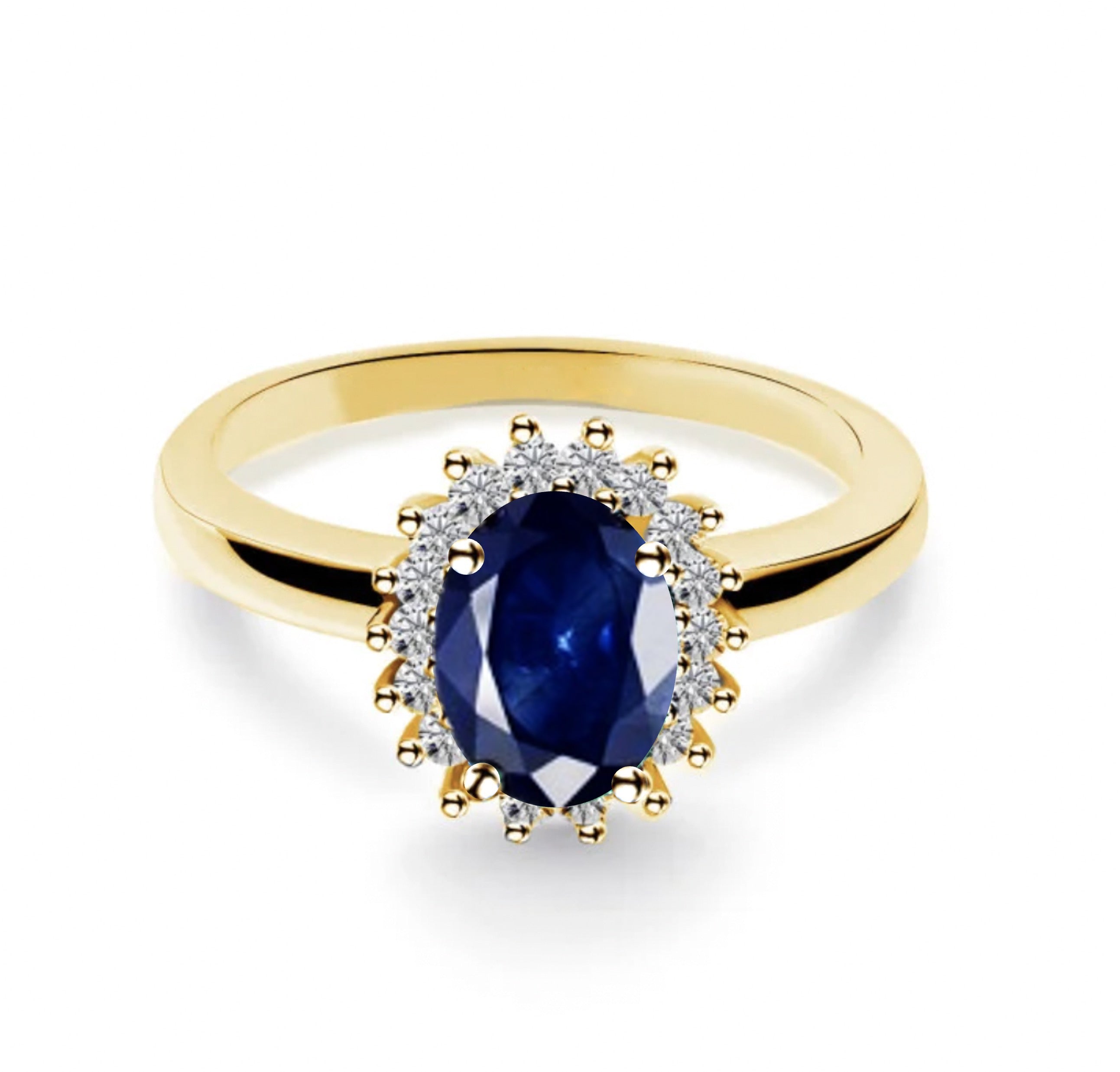 Martha Sapphire Diamond Ring