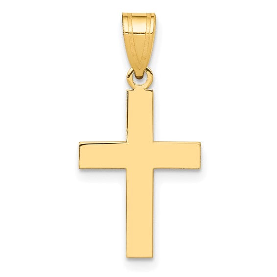Medium Flat Cross Pendant