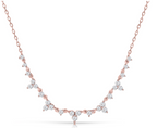 Melania Diamond Station Necklace 0.48 ct.