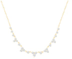 Melania Diamond Station Necklace 0.48 ct.