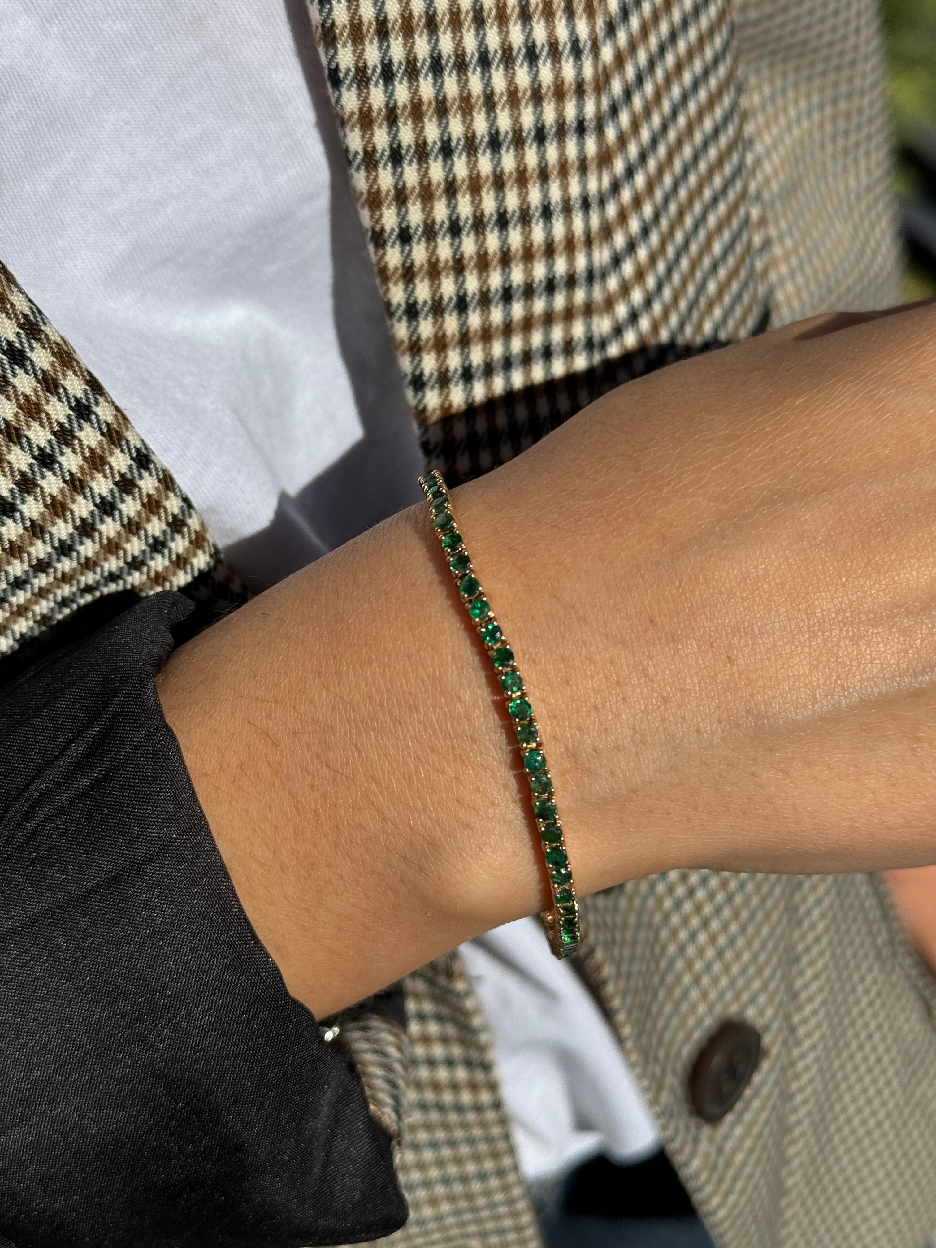Melinda Emerald Tennis Bracelet 3.0 ct