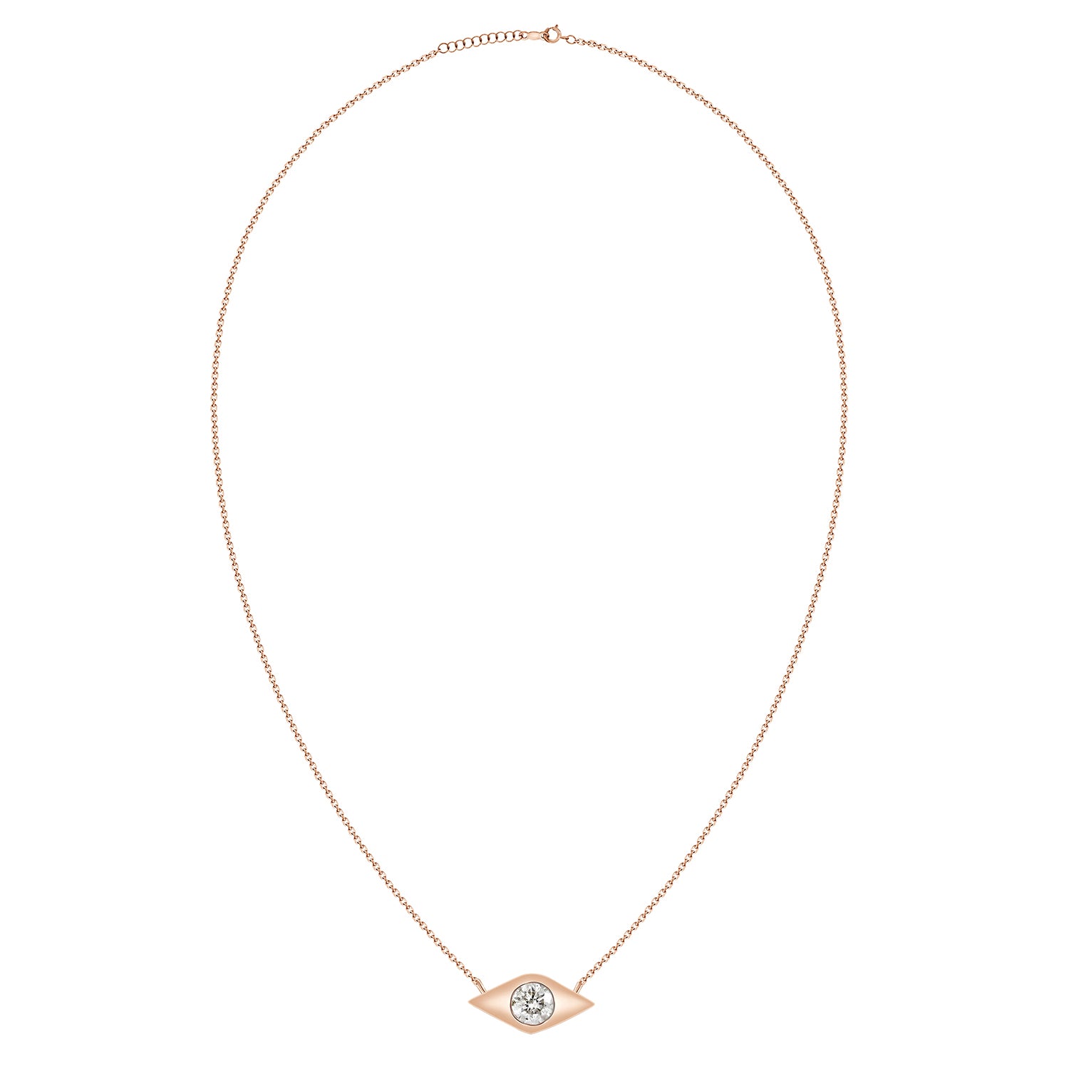 Evil Diamond Eye Necklace