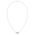 Evil Diamond Eye Necklace