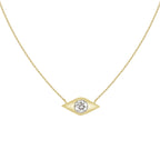 Evil Diamond Eye Necklace