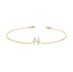 Alphabet Diamond Bracelet