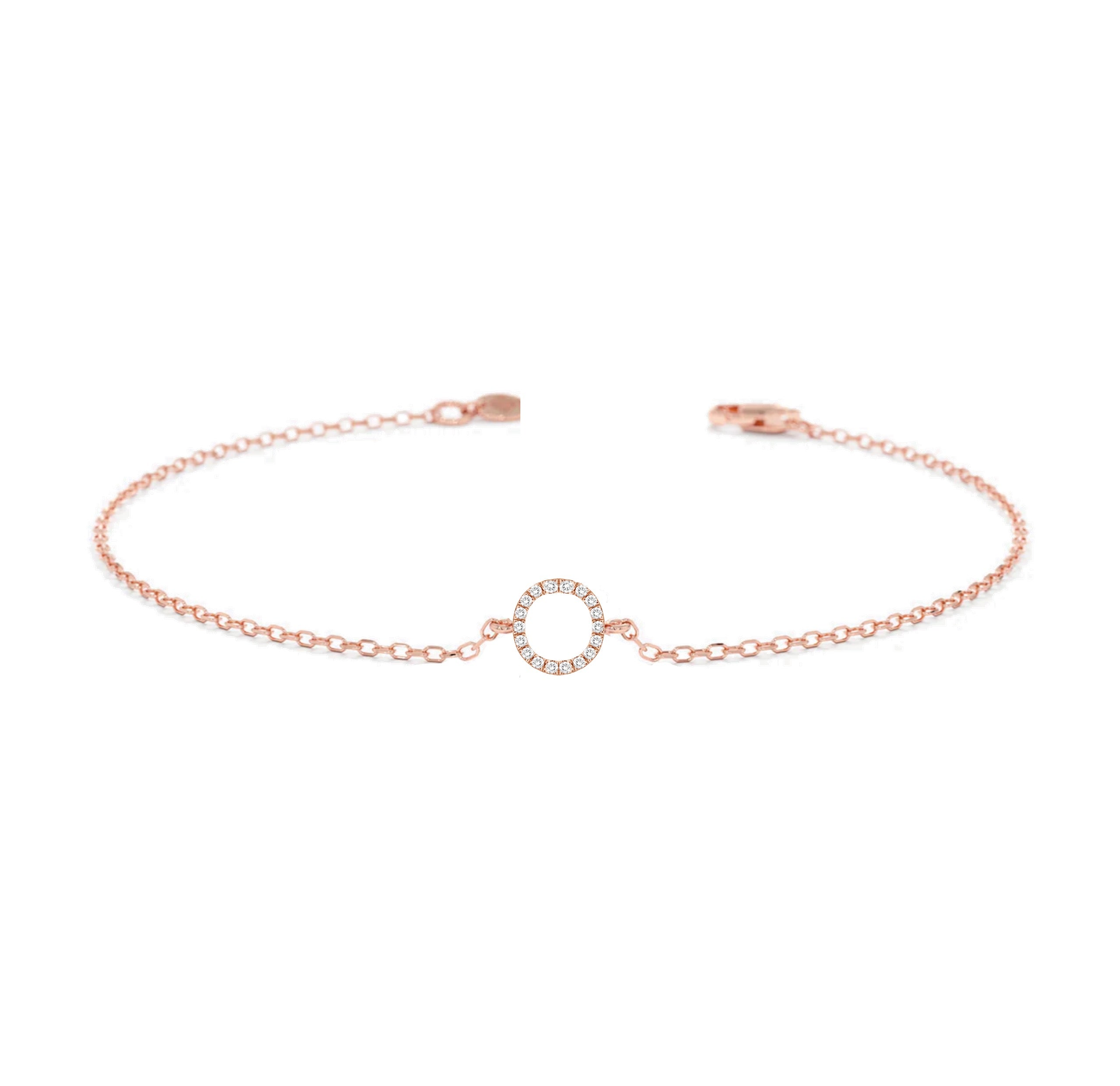 Alphabet Diamond Bracelet