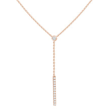 Load image into Gallery viewer, Octavia Diamond Lariat Necklace
