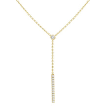 Load image into Gallery viewer, Octavia Diamond Lariat Necklace

