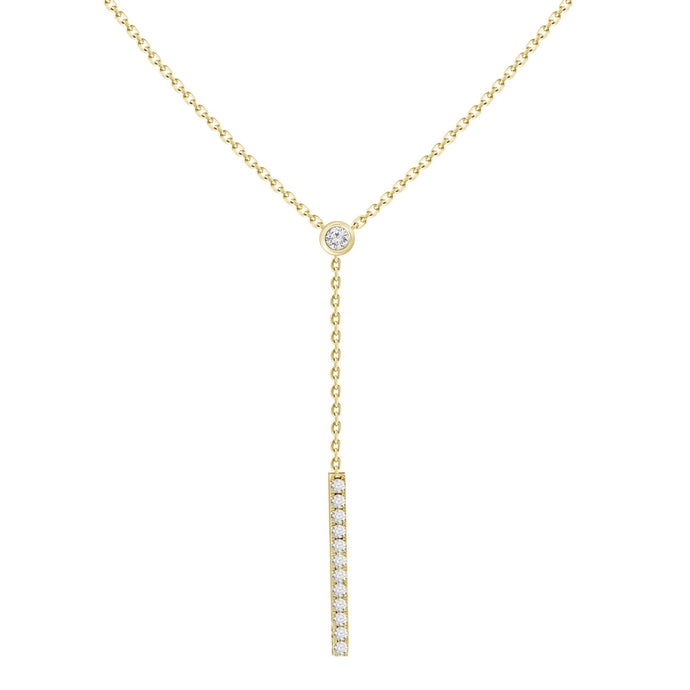 Octavia Diamond Lariat Necklace