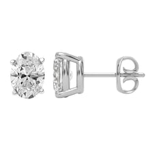 Load image into Gallery viewer, Oval Cut Lab Diamond Studs 2.0 ct.

