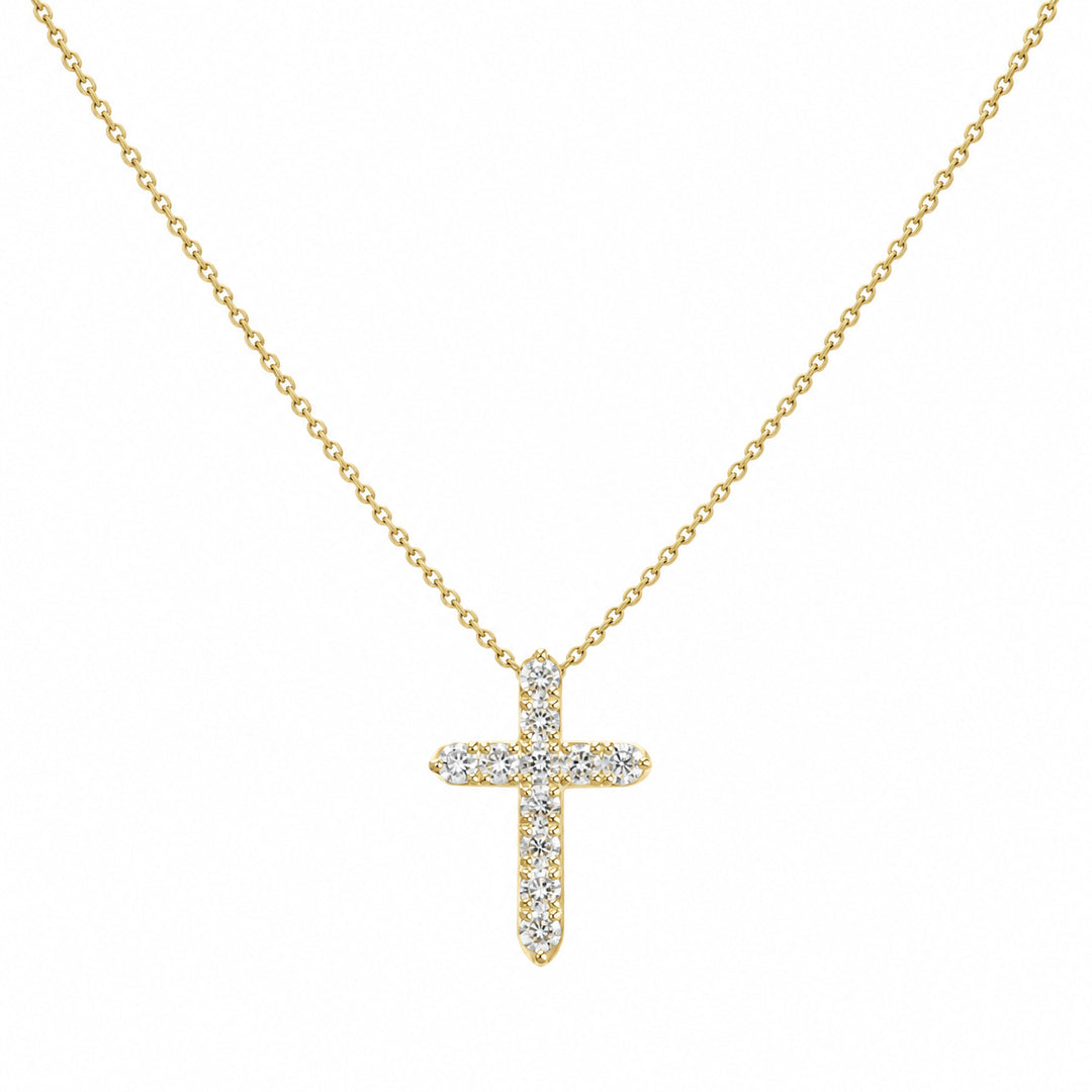 Paige Diamond Cross Necklace