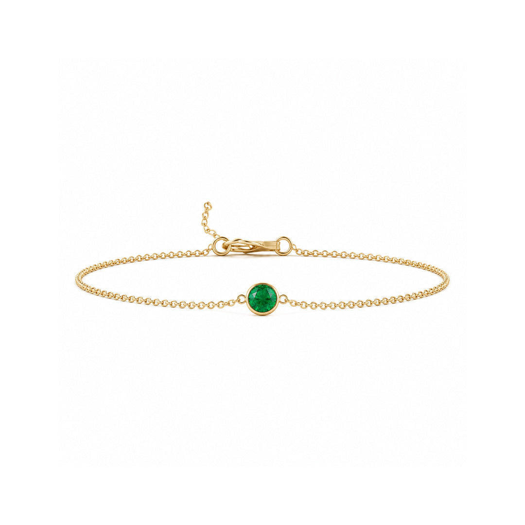 Pany Emerald Chain Bracelet