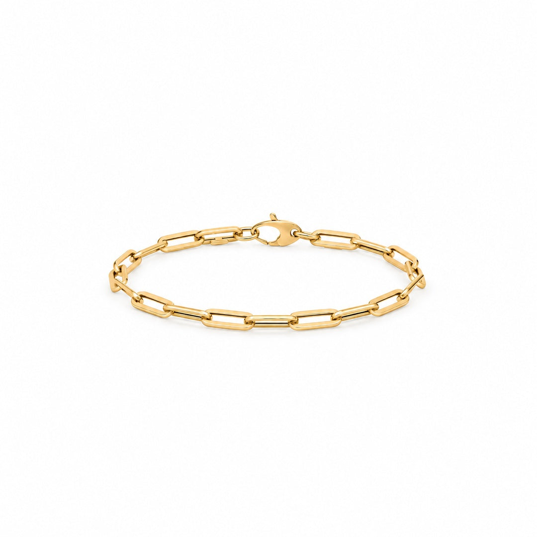 Pily Paperclip Gold Bracelet