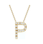 Alphabet Diamond Necklace