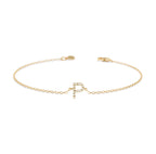 Alphabet Diamond Bracelet