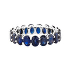 Penny Eternity Blue Sapphire Ring