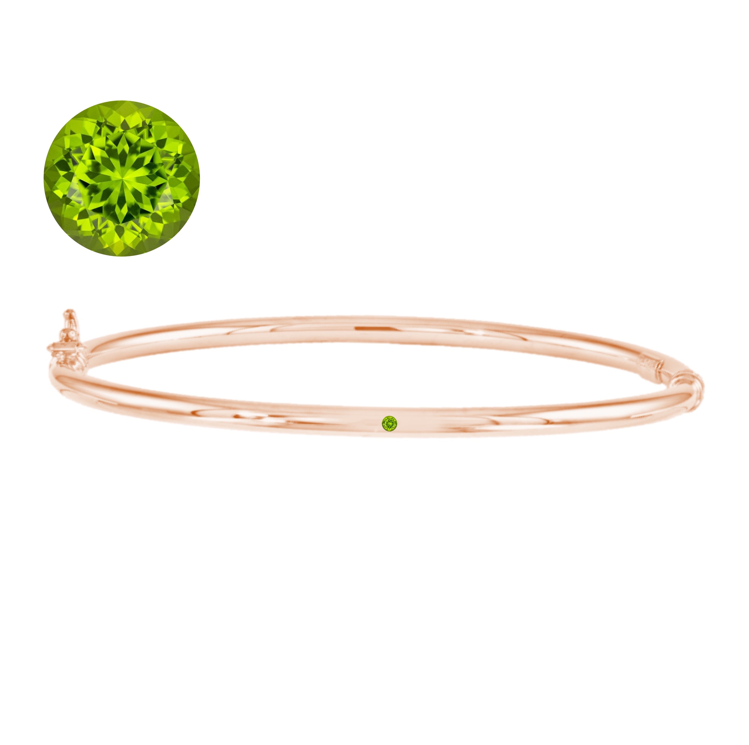 Lulu Birthstone Gold Bangle