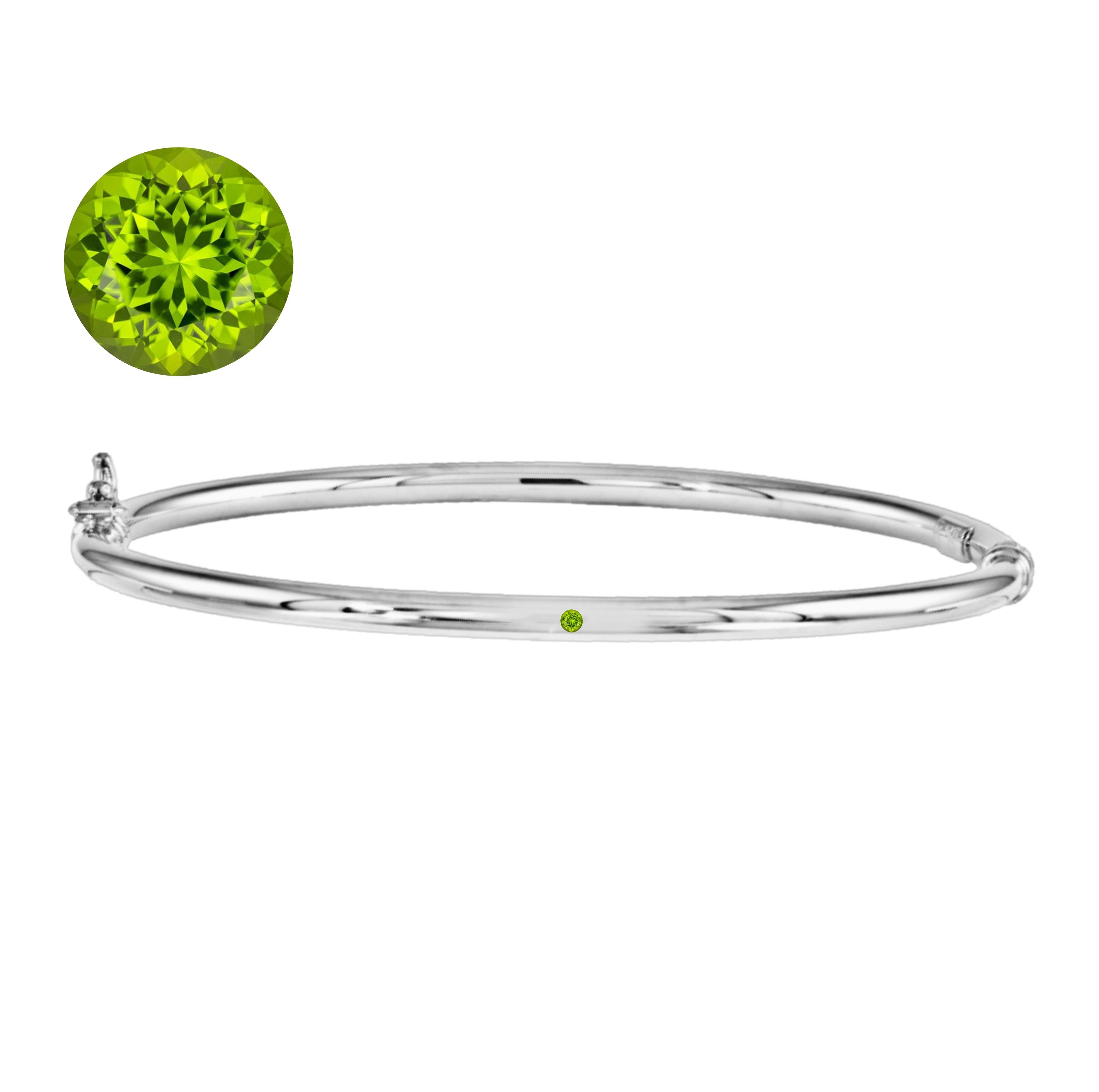 Lulu Birthstone Gold Bangle