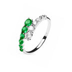 Phoebe Emerald Diamond Ring