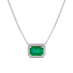 Palmira Emerald Diamond Necklace