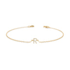 Alphabet Diamond Bracelet