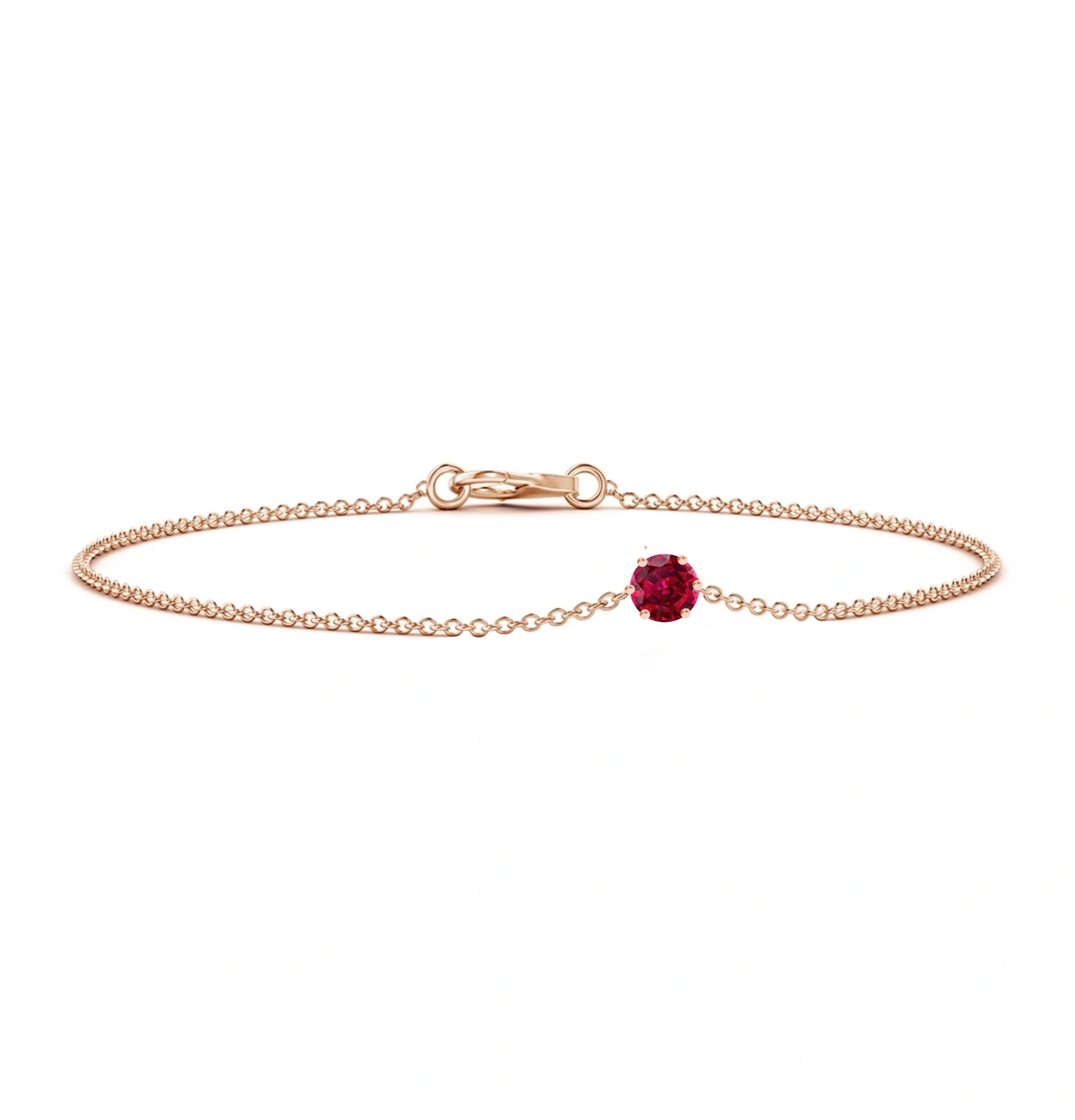 Reily Ruby Chain Bracelet