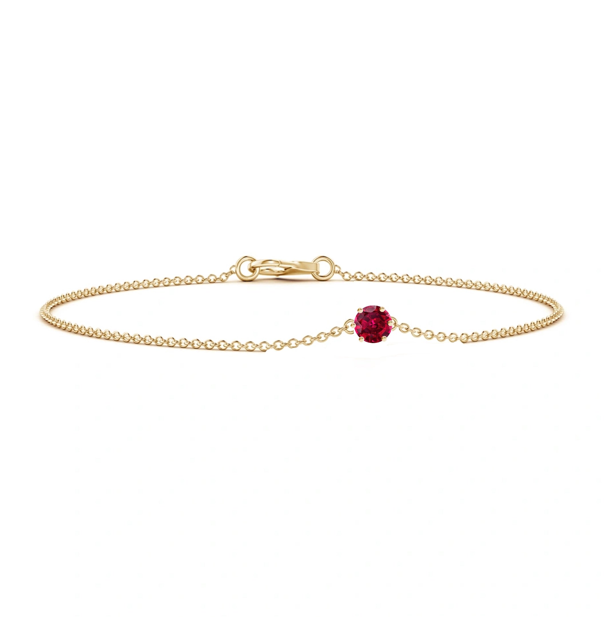 Reily Ruby Chain Bracelet