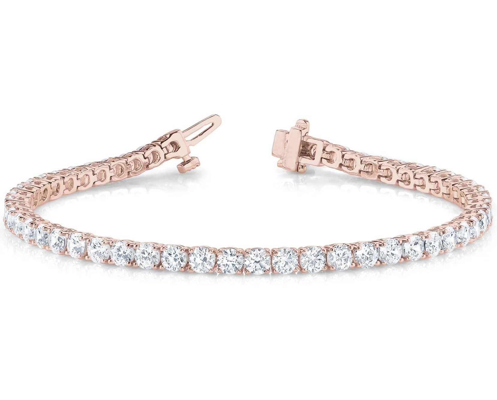 18KG Venus Diamond Tennis Bracelet 3.0 ct.