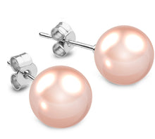 Load image into Gallery viewer, Rose Pearl Studs
