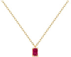 Rosette Ruby Necklace