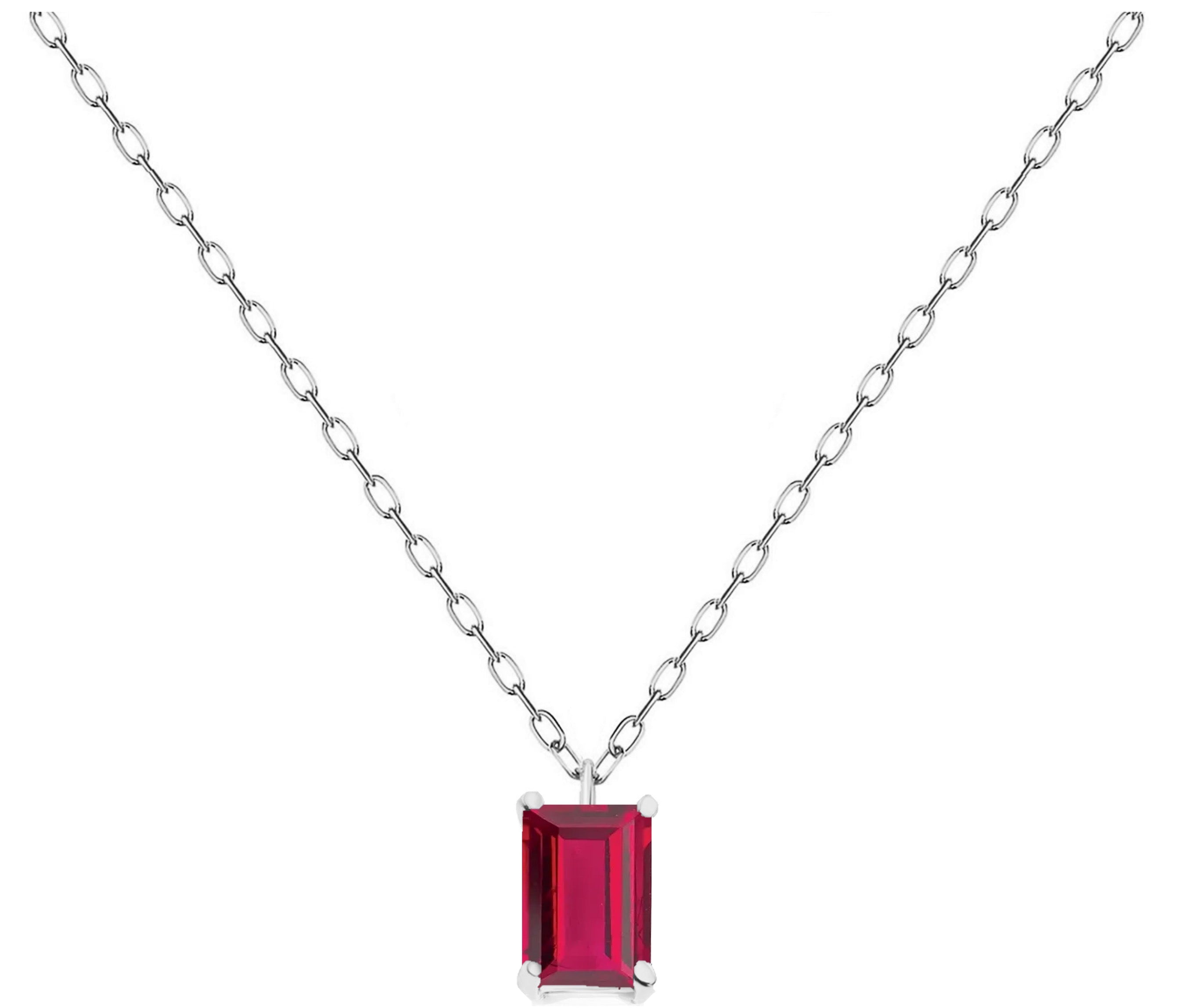 Rosette Ruby Necklace