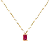 Load image into Gallery viewer, Rosette Ruby Necklace
