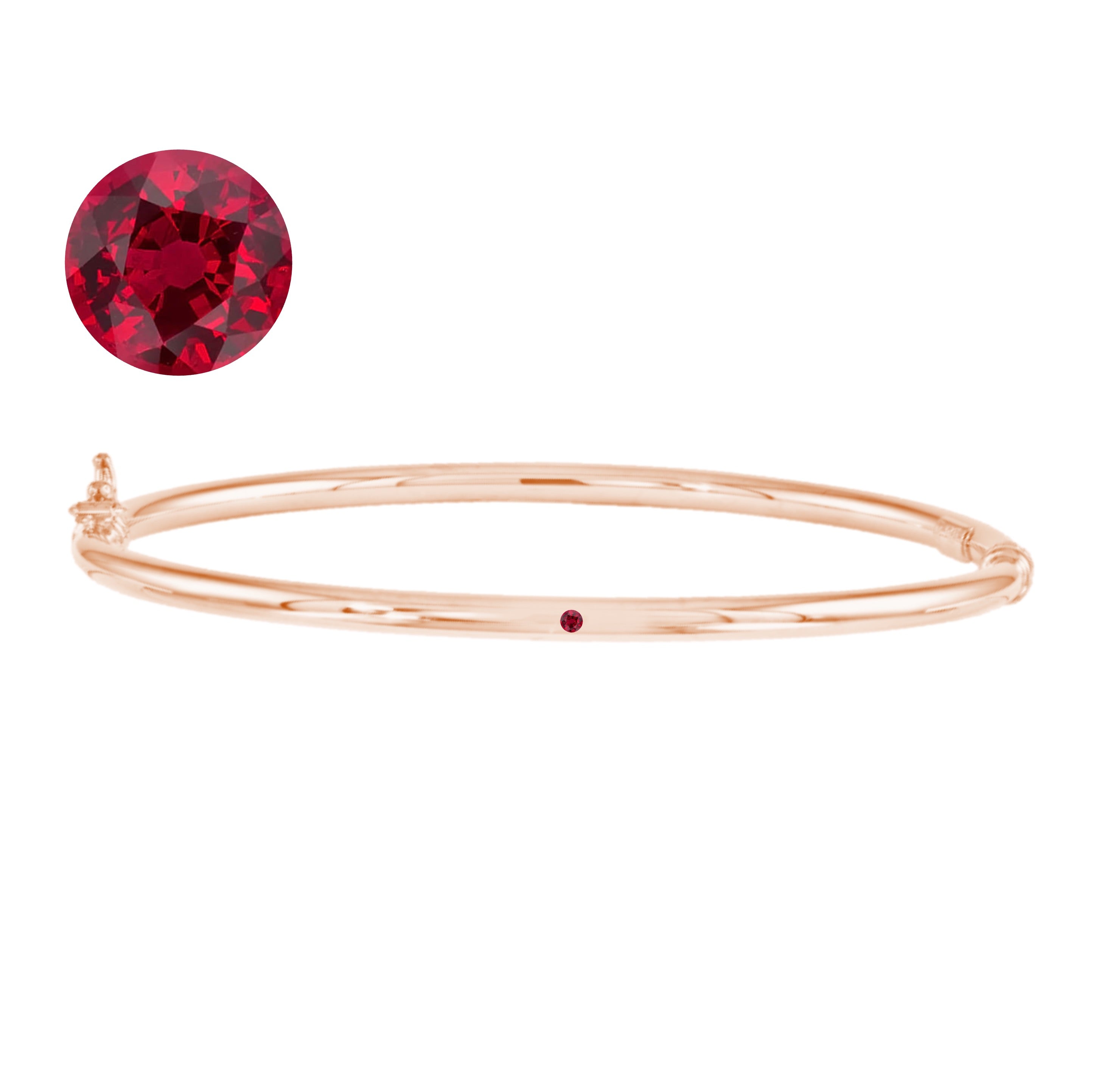 Lulu Birthstone Gold Bangle