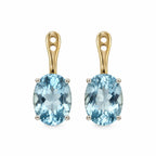 Something Blue Aquamarine Jacket Earrings