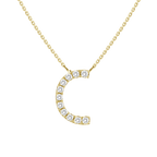 Alphabet Diamond Necklace