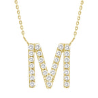 Alphabet Diamond Necklace