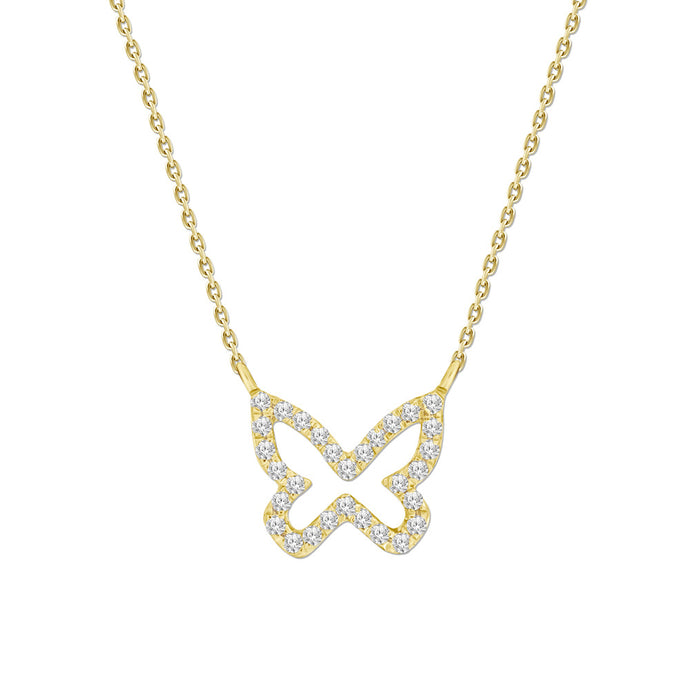 Madeline Butterfly Diamond Necklace