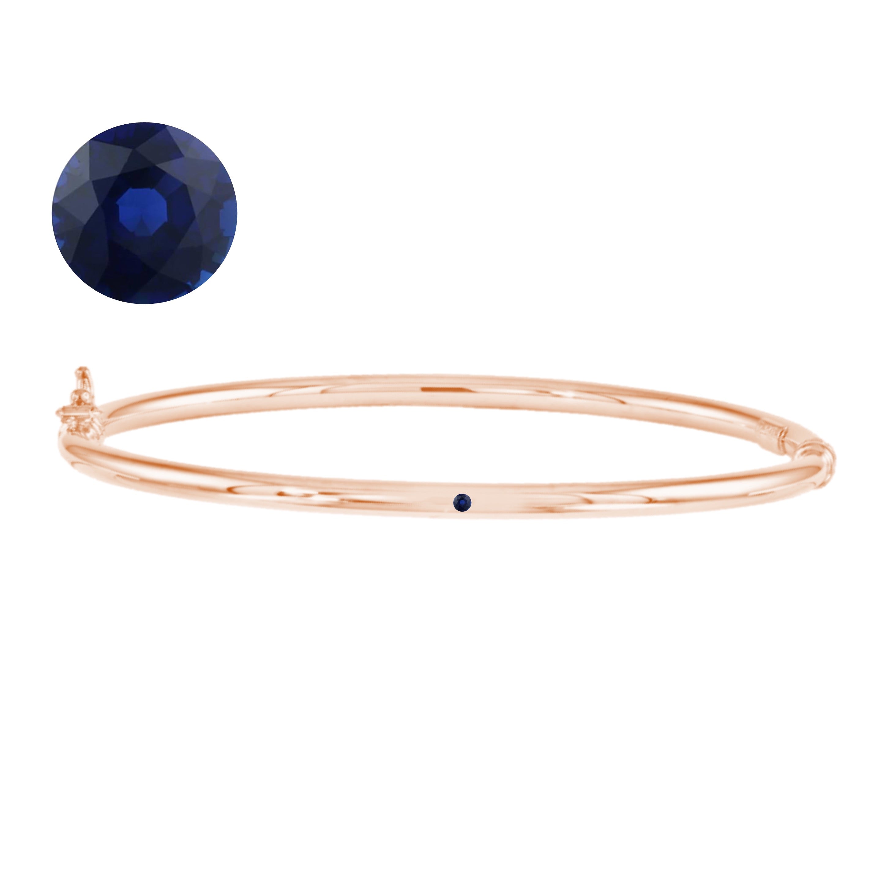 Lulu Birthstone Gold Bangle