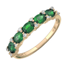Load image into Gallery viewer, Sasha Emerald Diamond Ring
